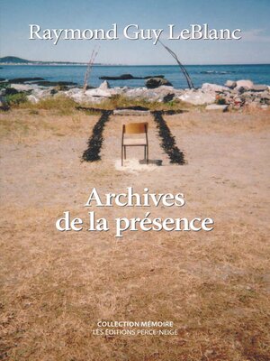 cover image of Archives de la présence